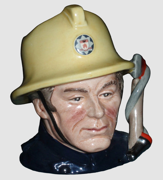 "The Fireman" Royal Doulton Character Jug D6839 - Journey Through Britain