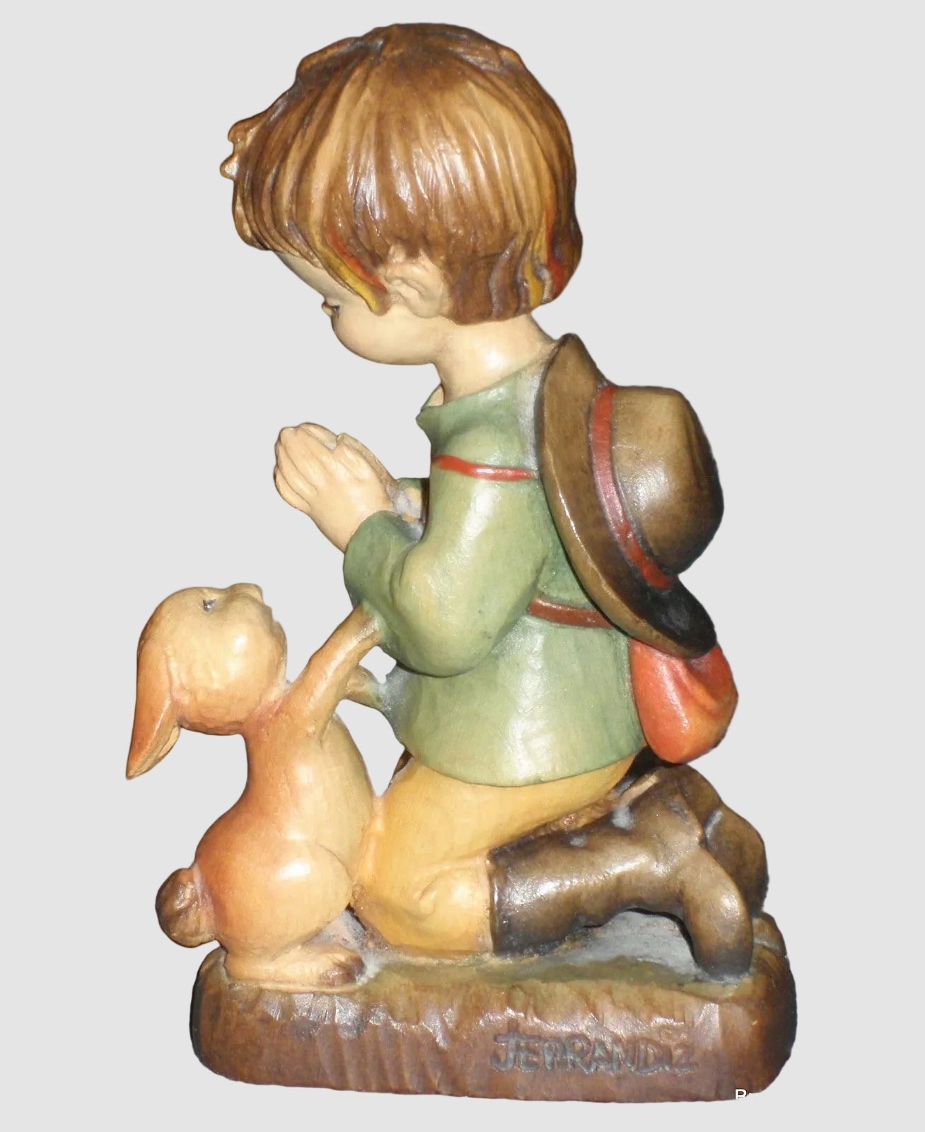 "The Prayer" ANRI Ferrandiz Woodcarving #651553 - Nativity Boy (5.5")