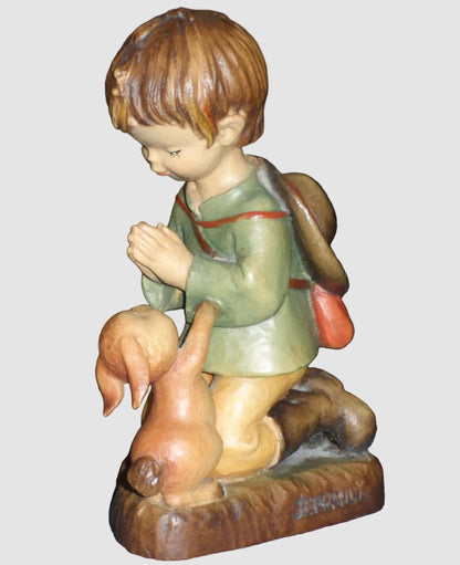 "The Prayer" ANRI Ferrandiz Woodcarving #651553 - Nativity Boy (5.5")