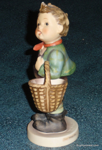 "Village Boy" Goebel Hummel Figurine #51/1 - Little Boy With Big Basket!