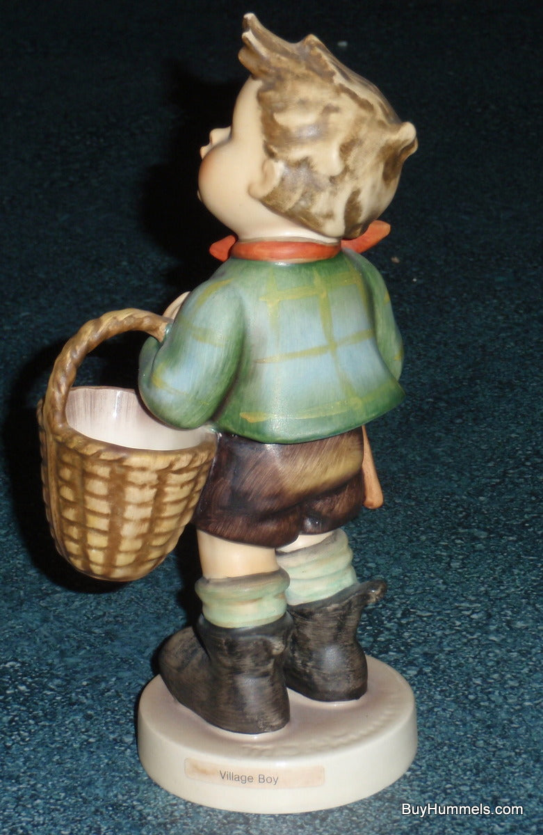 "Village Boy" Goebel Hummel Figurine #51/1 - Little Boy With Big Basket!