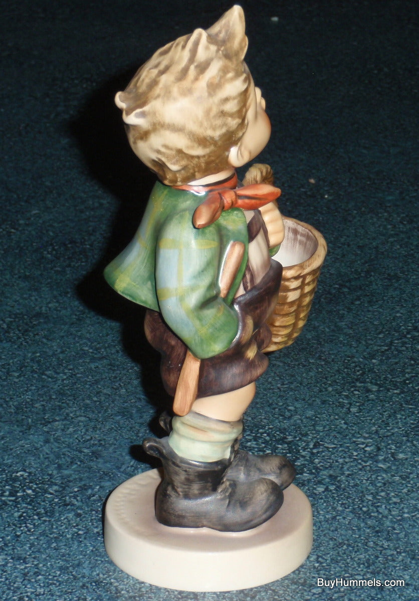 "Village Boy" Goebel Hummel Figurine #51/1 - Little Boy With Big Basket!