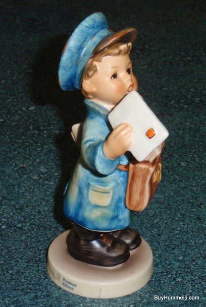 "Postman" Goebel Hummel Mailman Figurine #119 - Little Boy With Special Letter!