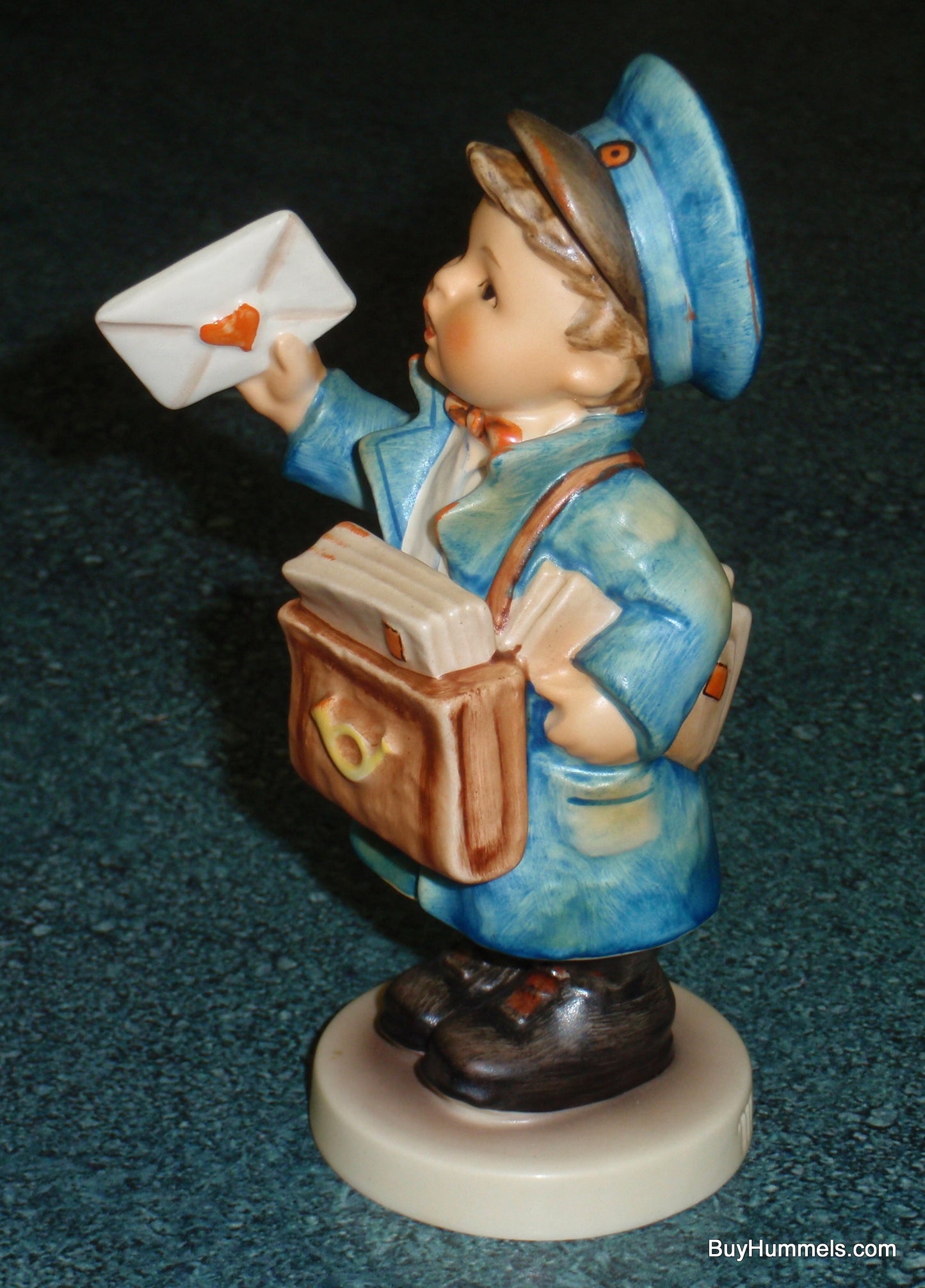 "Postman" Goebel Hummel Mailman Figurine #119 - Little Boy With Special Letter!