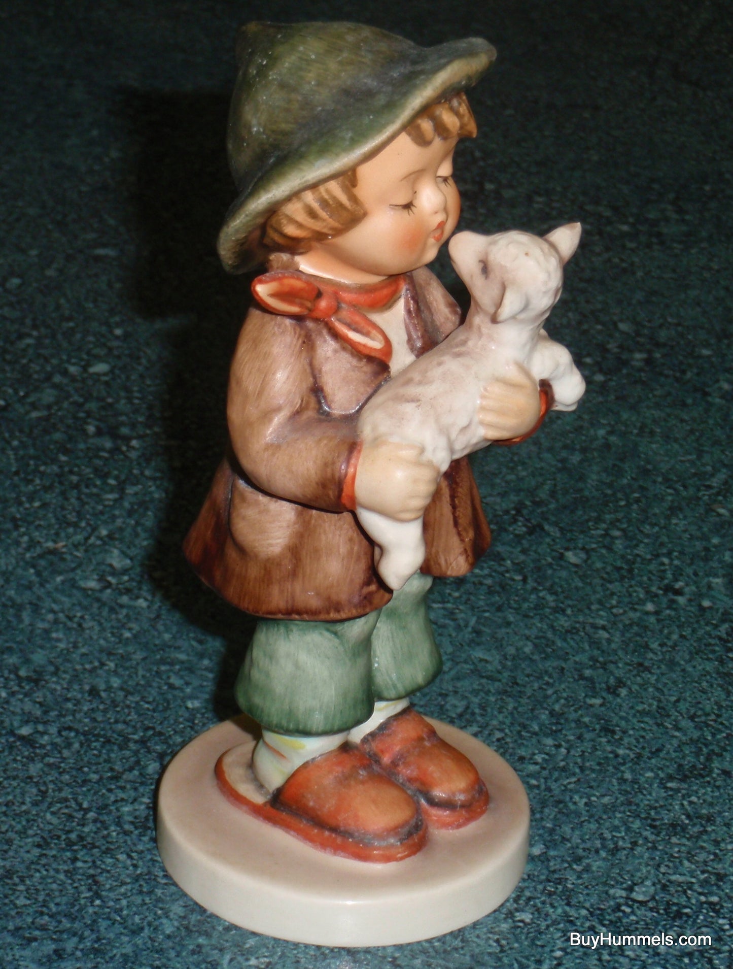 Goebel Hummel "Lost Sheep" Figurine #68/0 - Boy Holding Baby Sheep - CUTE!