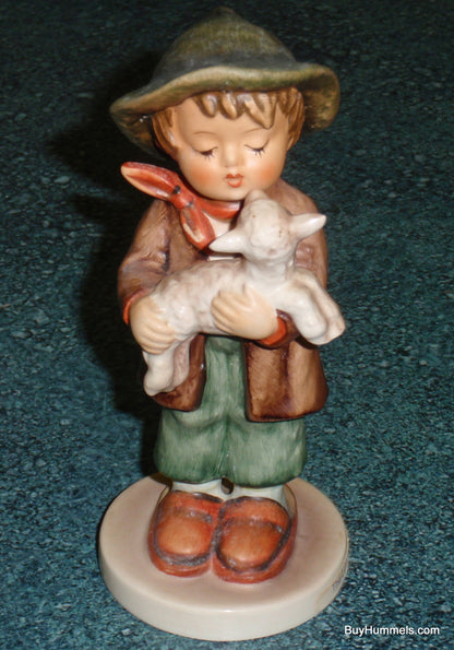 Goebel Hummel "Lost Sheep" Figurine #68/0 - Boy Holding Baby Sheep - CUTE!