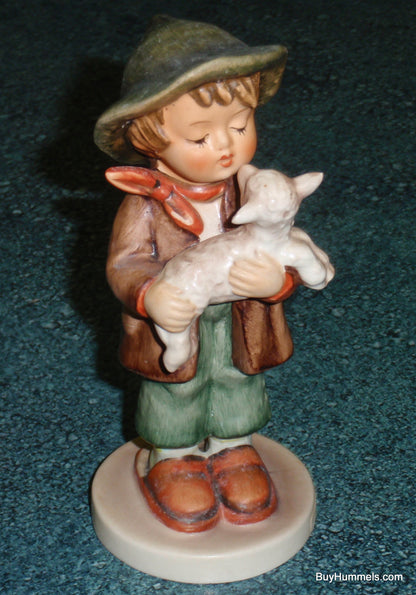 Goebel Hummel "Lost Sheep" Figurine #68/0 - Boy Holding Baby Sheep - CUTE!