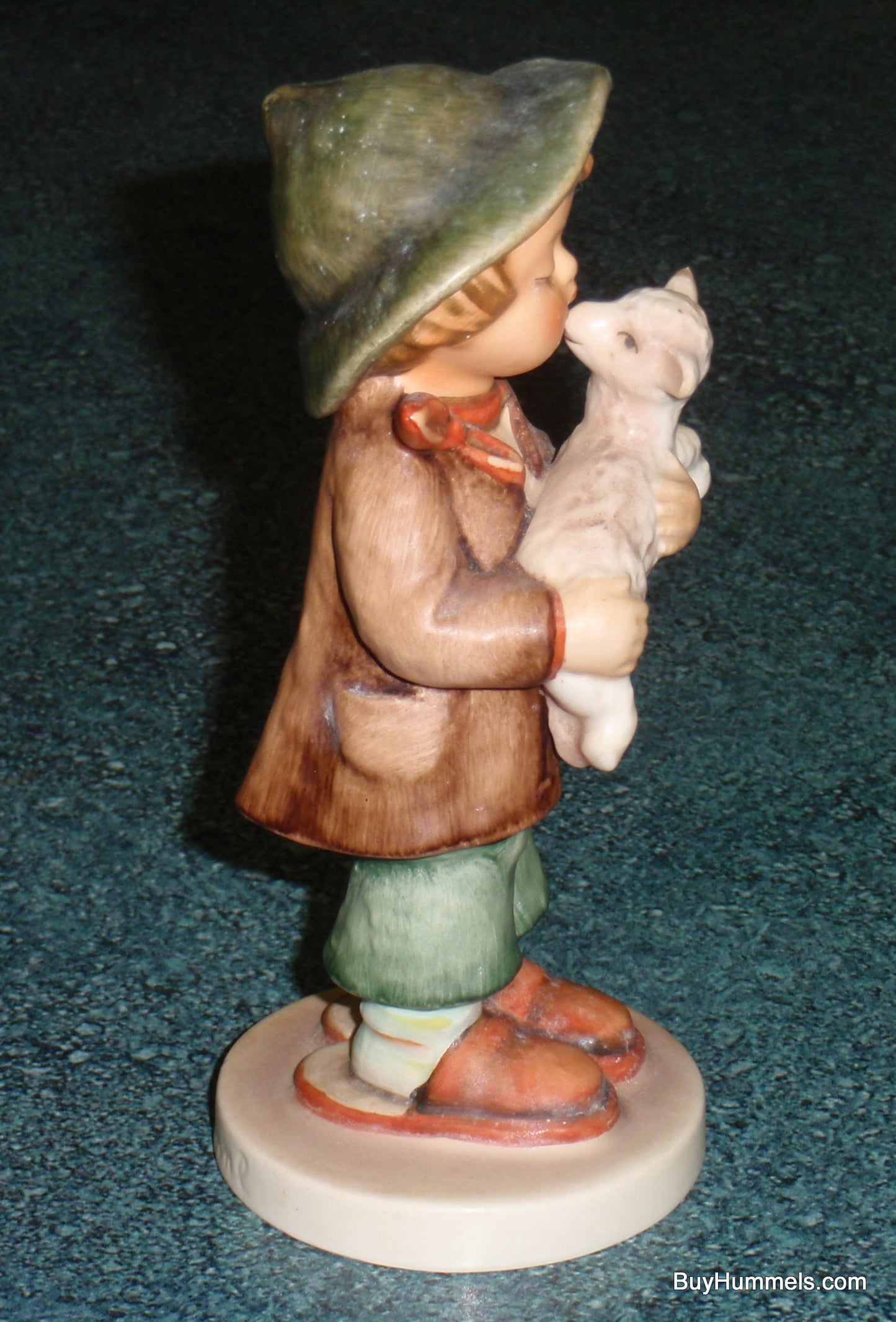 Goebel Hummel "Lost Sheep" Figurine #68/0 - Boy Holding Baby Sheep - CUTE!