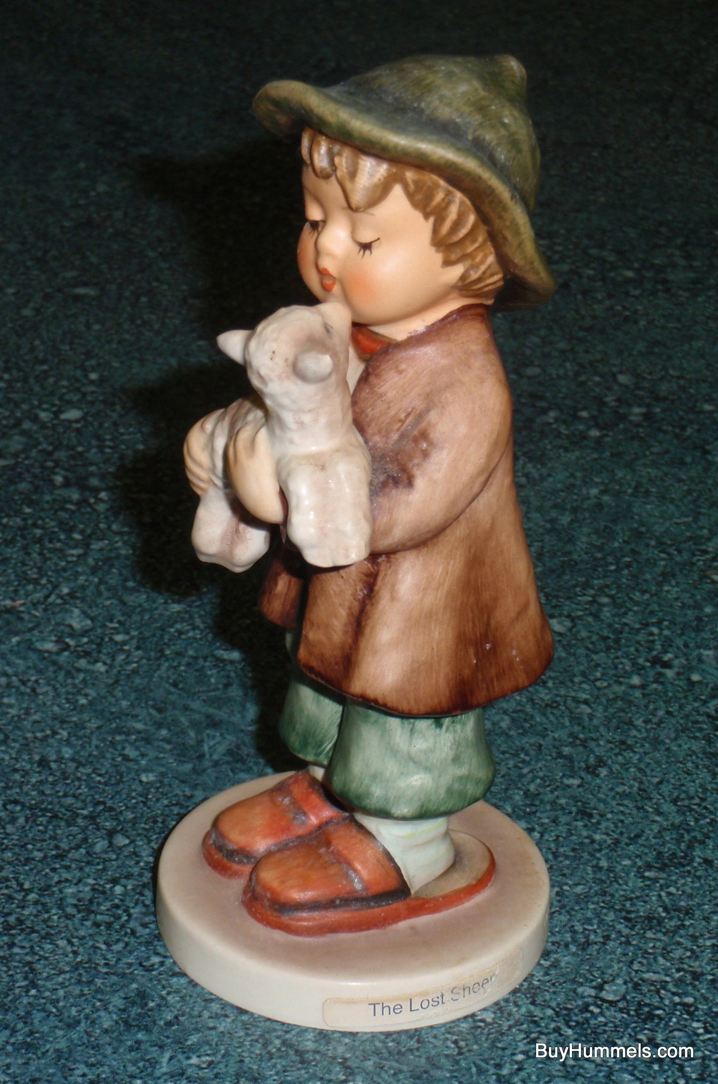 Goebel Hummel "Lost Sheep" Figurine #68/0 - Boy Holding Baby Sheep - CUTE!