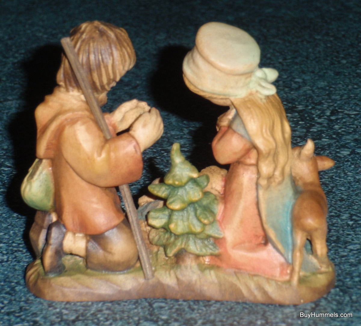 Ferrandiz Anri Wood Carved Figure Holy Family Nativity Scene With Box!