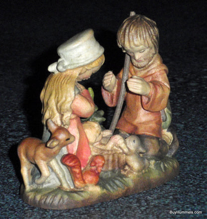 Ferrandiz Anri Wood Carved Figure Holy Family Nativity Scene With Box!