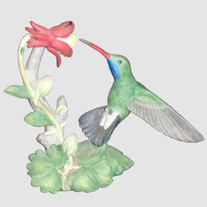 "Broad-Billed Hummingbird" Lenox Collectible Bird Figurine - 1992 (5.5")