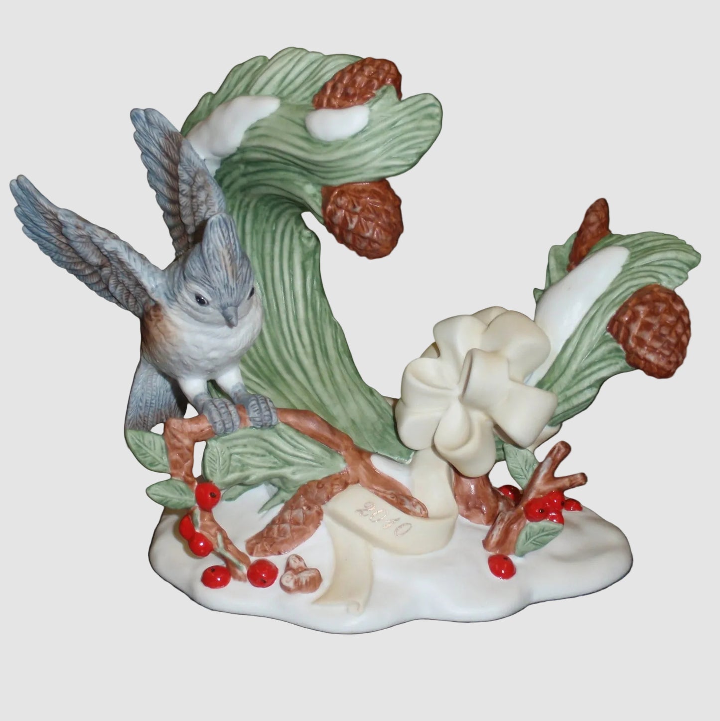 "Tufted Titmouse" Lenox Collectible Garden Bird Figurine - 2010 Limited Edition (7")