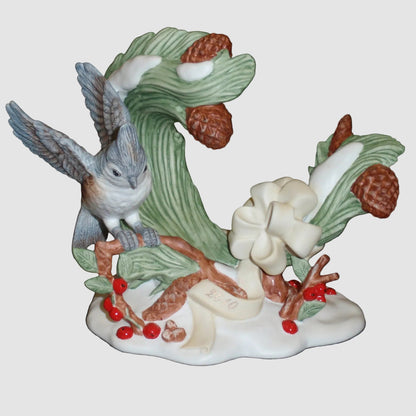 "Tufted Titmouse" Lenox Collectible Garden Bird Figurine - 2010 Limited Edition (7")