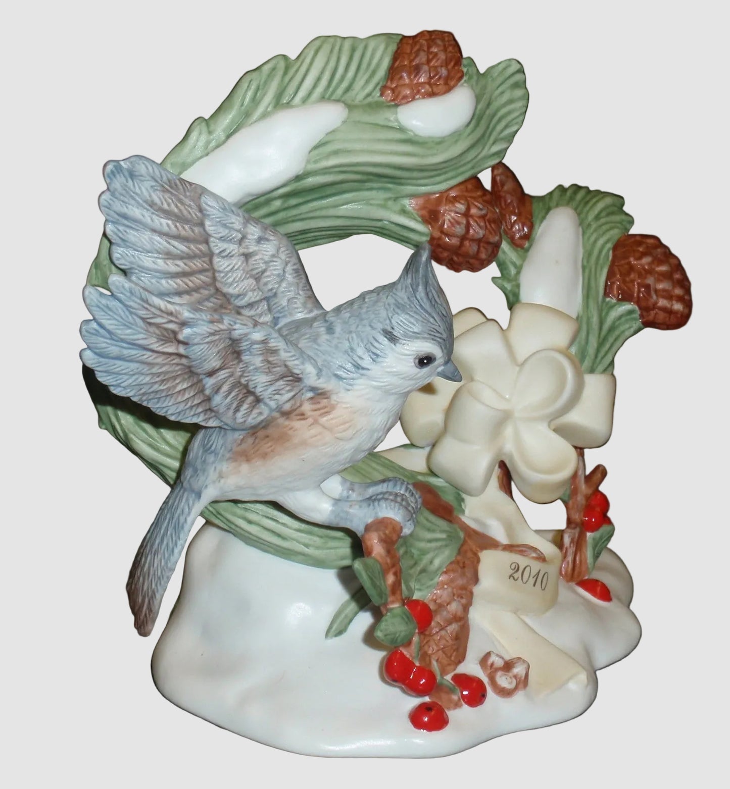 "Tufted Titmouse" Lenox Collectible Garden Bird Figurine - 2010 Limited Edition (7")