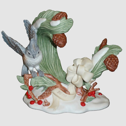 "Tufted Titmouse" Lenox Collectible Garden Bird Figurine - 2010 Limited Edition (7")