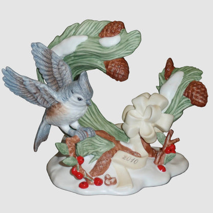 "Tufted Titmouse" Lenox Collectible Garden Bird Figurine - 2010 Limited Edition (7")