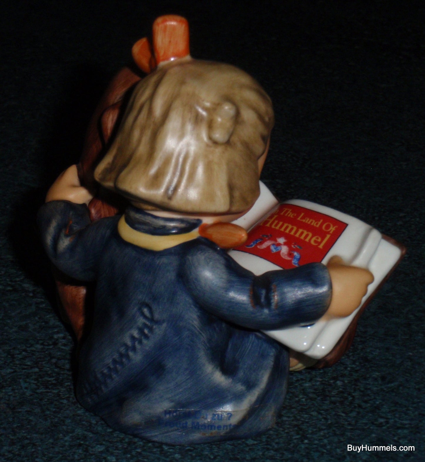 "Proud Moments" Goebel Hummel Figurine #800 - Girl Reading To Dachshund Puppy Dog!