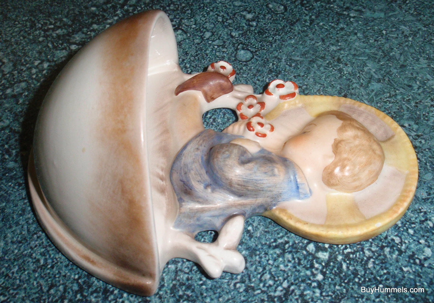 "Child With Flowers" Goebel Hummel Holy Water Font Model #36/1