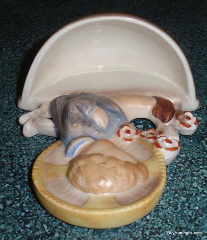 "Child With Flowers" Goebel Hummel Holy Water Font Model #36/1