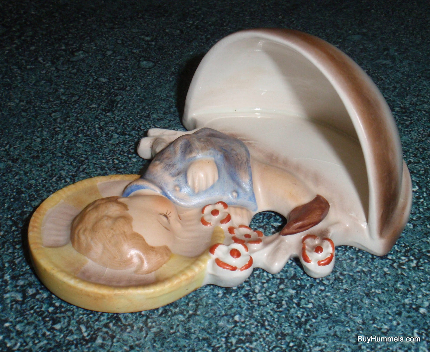 "Child With Flowers" Goebel Hummel Holy Water Font Model #36/1