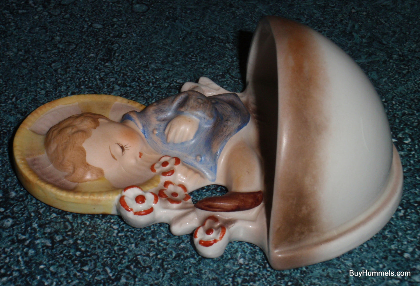 "Child With Flowers" Goebel Hummel Holy Water Font Model #36/1
