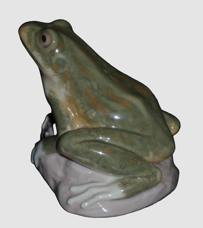"Nature's Observer" Lladro Frog Figurine #6702 With Original Box (2.75")