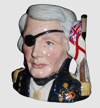 "Nelson" Royal Doulton Character Jug D6963 - Collectors Club Exclusive (4.25")
