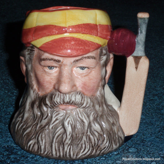 Royal Doulton W.G. Grace The Champion Character Jug D6845 Limited Edition Cricket Collectible 4 inch Excellent Condition