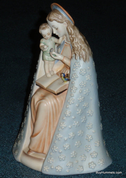 Flower Madonna Hummel Figurine #10/1 Mary & Jesus With Blue Bird