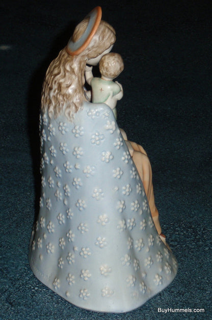 Flower Madonna Hummel Figurine #10/1 Mary & Jesus With Blue Bird