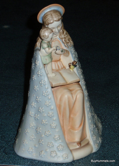 Flower Madonna Hummel Figurine #10/1 Mary & Jesus With Blue Bird