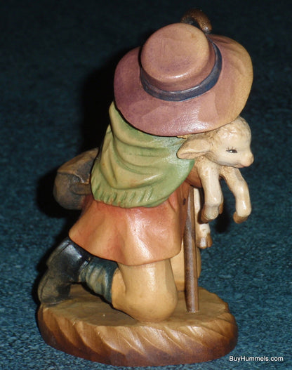 Anri The Good Samaritan Shepherd of the Year 5" Carved Wood Figurine