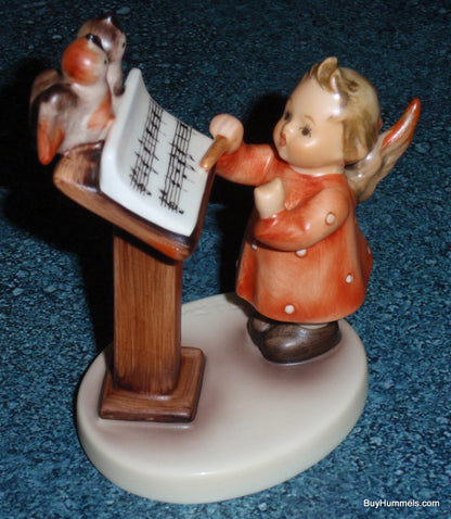 "Bird Duet" Goebel Hummel Figurine #169 Angel Conductor With Two Birds!