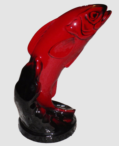 "Leaping Salmon" Rare Royal Doulton Flambé (1940-1950)