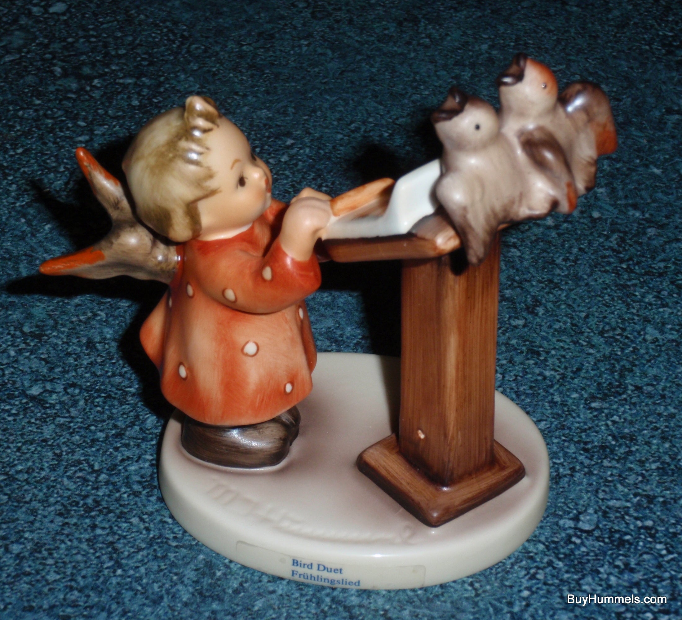 Hummel figurine angel teaching birds 2025 to sing