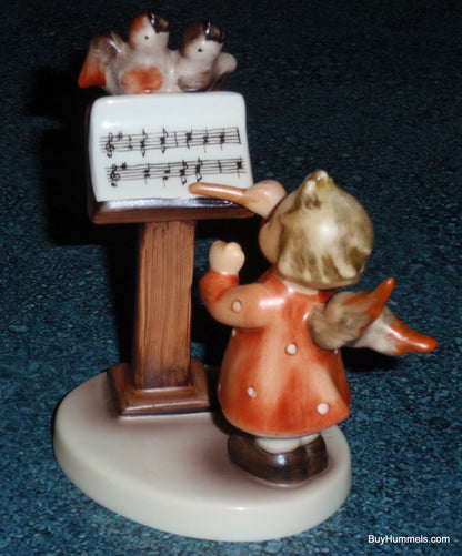 "Bird Duet" Goebel Hummel Figurine #169 Angel Conductor With Two Birds!