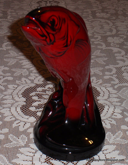 "Leaping Salmon" Rare Royal Doulton Flambé (1940-1950)