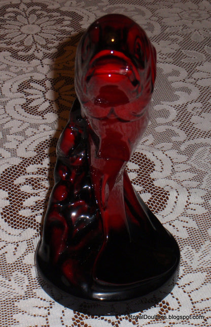 "Leaping Salmon" Rare Royal Doulton Flambé (1940-1950)