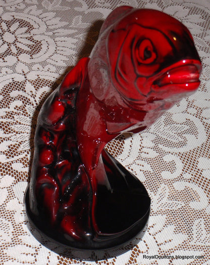 "Leaping Salmon" Rare Royal Doulton Flambé (1940-1950)