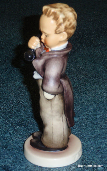Goebel Hummel Figurine "Hello" #124/0 - Little "Boss" Boy On The Telephone - CUTE GIFT!