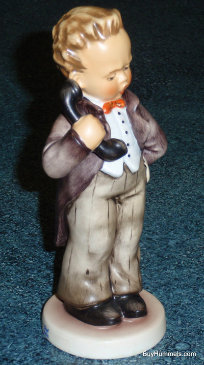 Goebel Hummel Figurine "Hello" #124/0 - Little "Boss" Boy On The Telephone - CUTE GIFT!