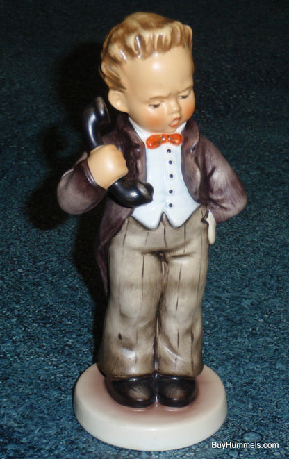 Goebel Hummel Figurine "Hello" #124/0 - Little "Boss" Boy On The Telephone - CUTE GIFT!