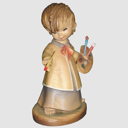 "The Artist" ANRI Woodcarving Figurine #651-308 - Juan Ferrandiz (6")