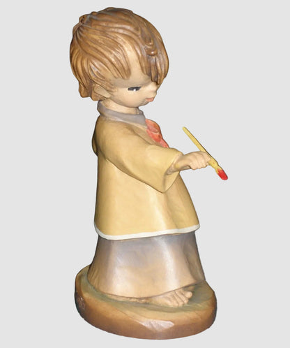 "The Artist" ANRI Woodcarving Figurine #651-308 - Juan Ferrandiz (6")