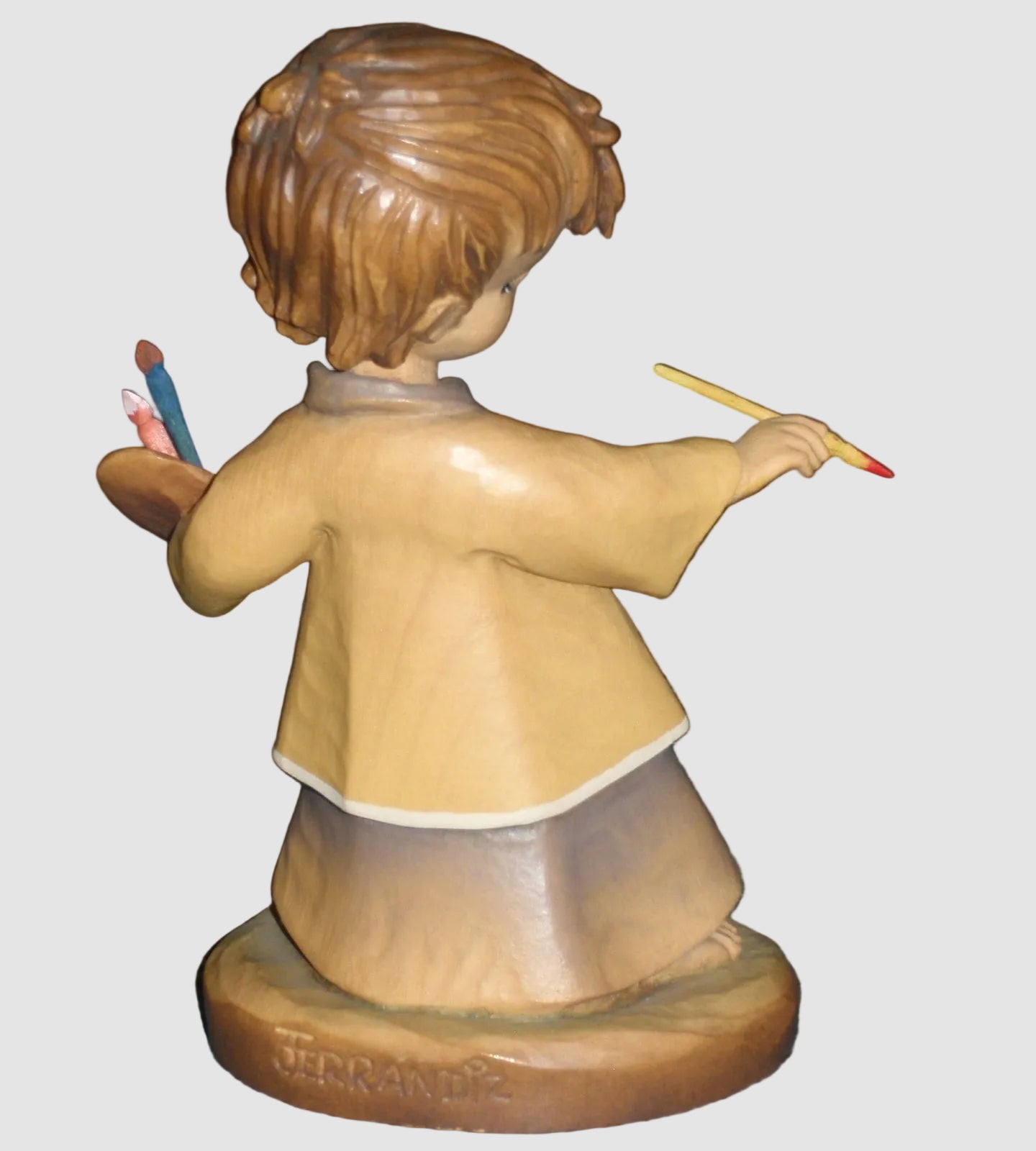 "The Artist" ANRI Woodcarving Figurine #651-308 - Juan Ferrandiz (6")