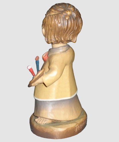 "The Artist" ANRI Woodcarving Figurine #651-308 - Juan Ferrandiz (6")