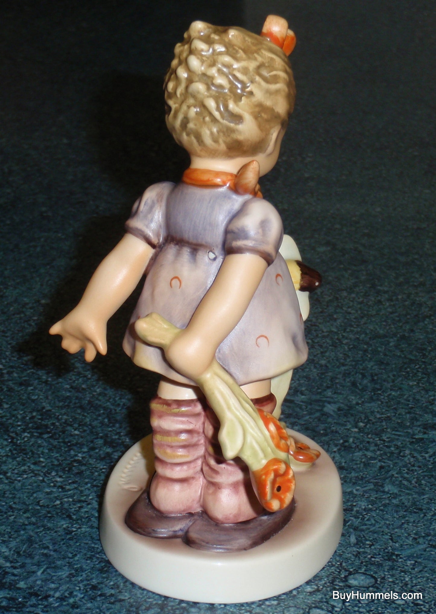 "Will It Sting?" Goebel Hummel Figurine #450 - Little Girl With Bumblebee