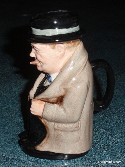 Vintage Royal Doulton Winston Churchill 4” Collectible Pitcher Toby Mug - GIFT!