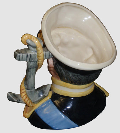 "Earl Mountbatten Of Burma" Royal Doulton Character Toby Jug D6944 - Limited Edition (7")
